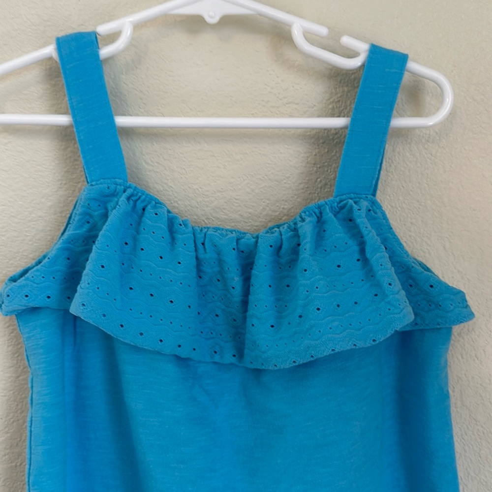🌸Blue Ruffle Tank🌸 - Picture 3 of 6